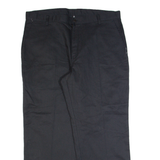 DICKIES Workwear Mens Trousers Black Regular Straight W38 L30