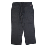 DICKIES Workwear Mens Trousers Black Regular Straight W38 L30