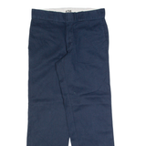 DICKIES Flex 874 Workwear Mens Trousers Blue Regular Straight W30 L30