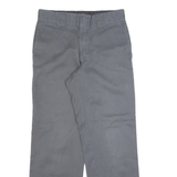 DICKIES Workwear Mens Trousers Grey Regular Straight W30 L29