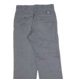 DICKIES Workwear Mens Trousers Grey Regular Straight W30 L29