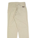 DICKIES Workwear Mens Trousers Beige Regular Straight W28 L30