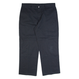DICKIES Workwear Mens Trousers Black Regular Straight W38 L30