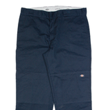 DICKIES Workwear Mens Trousers Blue Loose Straight W40 L30