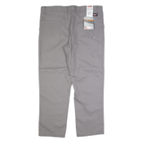DICKIES Workwear Mens Trousers Grey Regular Straight W38 L30
