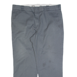 DICKIES 874 Workwear Mens Trousers Grey Regular Straight W40 L30
