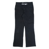 DICKIES Workwear Womens Trousers Black Slim Bootcut W30 L30