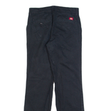 DICKIES Workwear Womens Trousers Black Relaxed Straight W30 L32