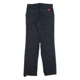 DICKIES Workwear Womens Trousers Black Relaxed Straight W30 L32