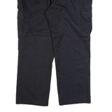 DICKIES Cargo Workwear Mens Trousers Black Regular Straight W42 L30