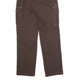 DICKIES Cargo Workwear Mens Trousers Brown Regular Straight W29 L32
