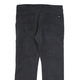 DICKIES Workwear Mens Trousers Black Regular Straight W38 L30