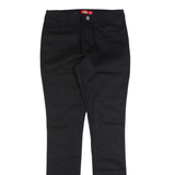 DICKIES Workwear Womens Trousers Black Slim Skinny W27 L32