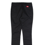 DICKIES Workwear Womens Trousers Black Slim Skinny W27 L32