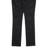 DICKIES Workwear Womens Trousers Black Slim Skinny W27 L32