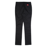 DICKIES Workwear Womens Trousers Black Slim Skinny W27 L32