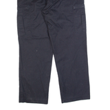 DICKIES Cargo Workwear Mens Trousers Blue Regular Straight W34 L32