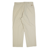 DICKIES Workwear Mens Trousers Beige Regular Straight W38 L28