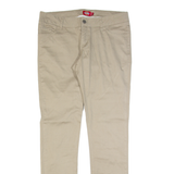 DICKIES Workwear Womens Trousers Beige Slim Skinny W34 L31