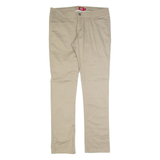 DICKIES Workwear Womens Trousers Beige Slim Skinny W34 L31