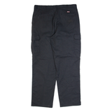 DICKIES Workwear Mens Trousers Black Regular Straight W38 L32