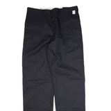DICKIES Workwear Mens Trousers Black Regular Straight W38 L39