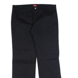 DICKIES Workwear Mens Trousers Black Regular Straight W34 L32