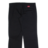 DICKIES Workwear Mens Trousers Black Regular Straight W34 L32