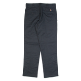DICKIES Workwear Mens Trousers Black Regular Straight W30 L30