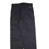 DICKIES Workwear Mens Trousers Black Regular Straight W38 L39