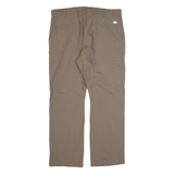 DICKIES Cooling Temp-IQ Mens Trousers Brown Regular Straight W38 L30