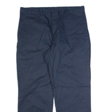 DICKIES Workwear Mens Trousers Blue Regular Straight W38 L30