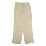 DICKIES Workwear Mens Trousers Beige Regular Straight W26 L30