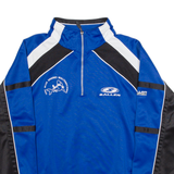 SALLER Blue Sharks Training Mens Sweatshirt Blue 1/4 Zip XL