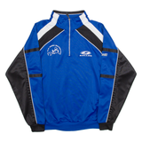 SALLER Blue Sharks Training Mens Sweatshirt Blue 1/4 Zip XL