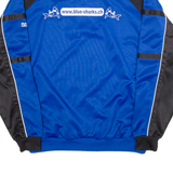 SALLER Blue Sharks Training Mens Sweatshirt Blue 1/4 Zip XL