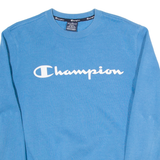 CHAMPION Mens Sweatshirt Blue S