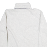 ATLAS Oceanography Polar Circle Mens Sweatshirt Grey 1/4 Zip 90s L