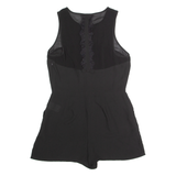PINS AND NEEDLES Womens Playsuit Black Wide-Leg S