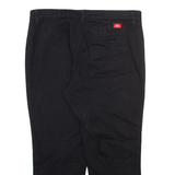DICKIES Womens Trousers Black Relaxed Tapered W32 L24