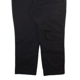 DICKIES Womens Trousers Black Relaxed Tapered W32 L24
