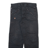 DICKIES Workwear Womens Trousers Grey Relaxed Straight W32 L28