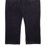 TOMMY HILFIGER Mens Corduroy Trousers Grey Regular Straight W38 L26