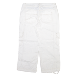 TOMMY HILFIGER Three Quarters Womens Trousers White Regular Straight W30 L22
