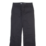 DICKIES Womens Trousers Grey Relaxed Bootcut W28 L33