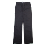 DICKIES Womens Trousers Grey Relaxed Bootcut W28 L33