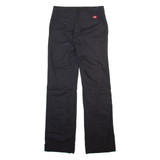 DICKIES Womens Trousers Grey Relaxed Bootcut W28 L33