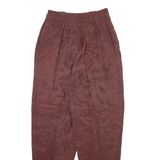 Womens Trousers Brown Relaxed Tapered W26 L29