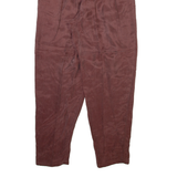 Womens Trousers Brown Relaxed Tapered W26 L29