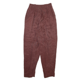 Womens Trousers Brown Relaxed Tapered W26 L29